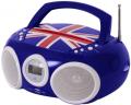 bigben cd32gb top loading cd player with radio blue extra photo 1