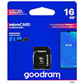 goodram m1aa 16gb micro sdhc uhs i class 10 adapter extra photo 1