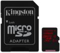kingston sdca3 128gb 128gb micro sdxc uhs i u3 with adapter extra photo 1