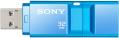 sony usm32gxl microvault x series 32gb usb30 flash drive blue extra photo 1