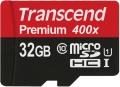 transcend ts32gusdu1 32gb micro sdhc class 10 uhs i 400x premium with adapter extra photo 1