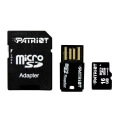 patriot psf16gmcshc10uk lx series 16gb micro sdhc class 10 sd usb adapter extra photo 1