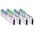 ram gskill f4 3200c16q 128gtrs 128gb 4x32gb ddr4 3200mhz trident z royal silver rgb quad kit extra photo 1