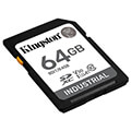 kingston sdit 64gb 64gb industrial pslc sdxc memory card uhs i u3 v30 a1 tls nand extra photo 1