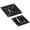 hama 83766 lcd wall bracket slim vesa 100 black extra photo 1