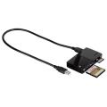 hama 108038 all in one usb30 superspeed multicard reader black extra photo 2