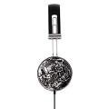 hama 93043 on ear stereo headphones trend hk 3043 black white extra photo 1