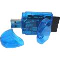 sd mmc card reader blue extra photo 2 sd mmc card reader blue extra photo 2