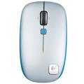 logitech v550 nano cordless laser mouse blue gray extra photo 1