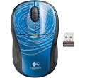 logitech m305 wireless mouse blue swirl extra photo 1