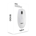 logitech 910 003360 b100 optical usb mouse white extra photo 2