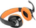 natec nsl 0712 kingfisher headphones with microphone orange extra photo 1