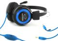 esperanza eh152b stereo headphones with microphone falcon blue extra photo 1