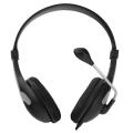 esperanza eh158k stereo headphones with microphone rooster black extra photo 1