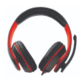 esperanza egh300r stereo headphones with microphone for gamers condor red extra photo 1