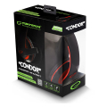 esperanza egh300r stereo headphones with microphone for gamers condor red extra photo 3