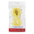 esperanza eb185y cable micro usb 20 a b m m 15m yellow transparent extra photo 1