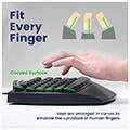 perixx periboard 512 b ergonomic split black usb keyboard extra photo 3