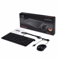 perixx periduo 307 b mini usb black keyboard and mouse combo with chitlet keys extra photo 4