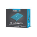 natec nkz 1280 rhino go 25 sata usb 30 external hdd enclosure blue extra photo 3