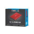 natec nkz 1279 rhino go 25 sata usb 30 external hdd enclosure red extra photo 3