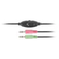 natec nsl 1295 canary headset black extra photo 2