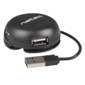 natec nhu 1330 bumblebee 4 port usb 20 hub black extra photo 3