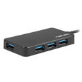 natec nhu 1342 moth 4 ports usb 30 hub black extra photo 1