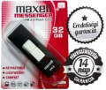 maxell messenger 32gb usb 20 stick black extra photo 1