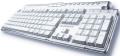 samsung pleomax pkb 7000 crystal keyboard white extra photo 1