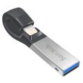 sandisk ixpand 64gb lightning connector usb 30 flash drive extra photo 1