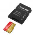 sandisk sdsqxbg 064g gn6ma extreme plus a1 64gb micro sdxc uhs i u3 with adapter extra photo 1
