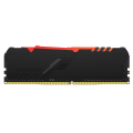 ram kingston kf432c16bba 8 fury beast rgb 8gb ddr4 3200mhz extra photo 3