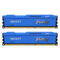 ram kingston kf316c10bk2 8 fury beast blue 8gb 2x4gb ddr3 1600mhz dual kit extra photo 1