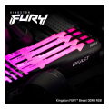 ram kingston kf426c16bbak4 64 fury beast rgb 64gb 4x16gb ddr4 2666mhz quad kit extra photo 2