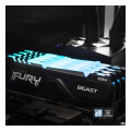 ram kingston kf426c16bbak4 64 fury beast rgb 64gb 4x16gb ddr4 2666mhz quad kit extra photo 3