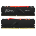 ram kingston kf437c19bb1ak2 32 fury beast rgb 32gb 2x16gb ddr4 3733mhz dual kit extra photo 1