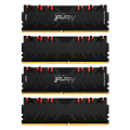 ram kingston kf430c16rbak4 128 fury renegade rgb 128gb 4x32gb ddr4 3000mhz quad kit extra photo 1