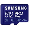 samsung mb md512kb ww pro plus 512gb micro sdxc 2021 uhs i u3 v30 a2 usb adapter extra photo 1