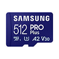 samsung mb md512sa eu pro plus 512gb micro sdxc 2023 uhs i u3 v30 a2 adapter extra photo 1