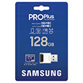 samsung mb md128sb ww pro plus 128gb micro sdxc 2023 uhs i u3 v30 a2 usb reader extra photo 2