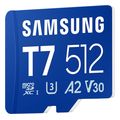 samsung mb mb512t ww t7 512gb microsd xc 170mb s uhs i u3 v30 a2 extra photo 1