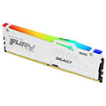 ram kingston kf556c36bwea 32 fury beast white rgb 32gb ddr5 5600mhz cl36 amd expo extra photo 2