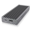 raidsonic icy box ib 1817m c31 external type c aluminium enclosure for m2 nvme ssd extra photo 4