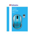 verbatim 49044 go nano wireless mouse caribbean blue extra photo 4