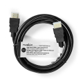 nedis cvgt34001bk15 high speed hdmi cable with ethernet 15m black extra photo 2