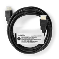 nedis cvgt34001bk20 high speed hdmi cable with ethernet 2m black extra photo 2