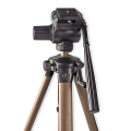 nedis tpod2300bz tripod pan tilt 161cm max 35kg black silver extra photo 2