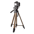 nedis tpod2300bz tripod pan tilt 161cm max 35kg black silver extra photo 4