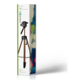 nedis tpod2300bz tripod pan tilt 161cm max 35kg black silver extra photo 5